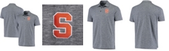 Champion Men's Navy Syracuse Orange Micro Mesh Space-Dye Polo Shirt